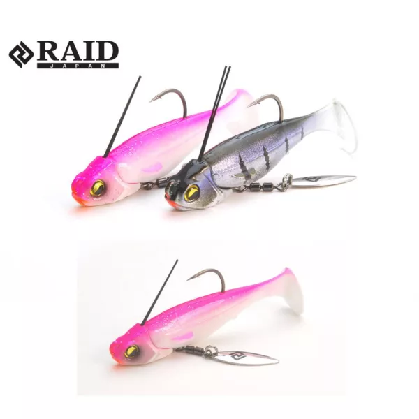 Raid Head Swimmer Libero 10gr 010 Pink Trick Gumihal 2buc