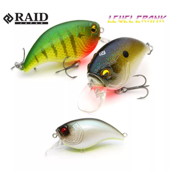 Raid Level Crank 5,1cm 10,5gr 025 Neon Shad Wobbler