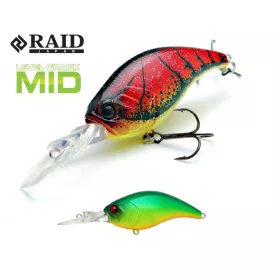   Raid Level Crank Mid 5,9cm 10,5gr 002 Shimanashi Tiger Wobbler