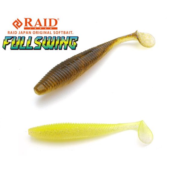 Raid Fullswing 10cm 053 White Chart Momeală din plastic 6buc