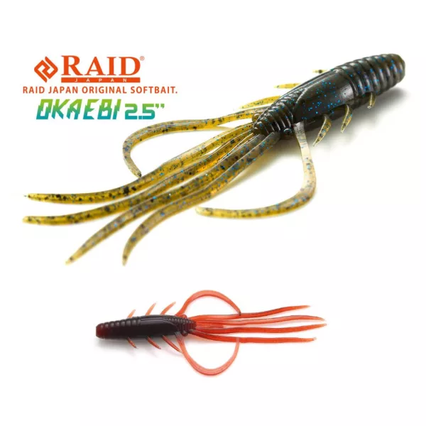 Raid Oka Ebi 6,3cm 036 Scuppernong Nalucă plastic 8buc