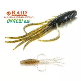 Raid Oka Ebi 6,3cm 046 Blue Sujiebi Nalucă plastic 8buc