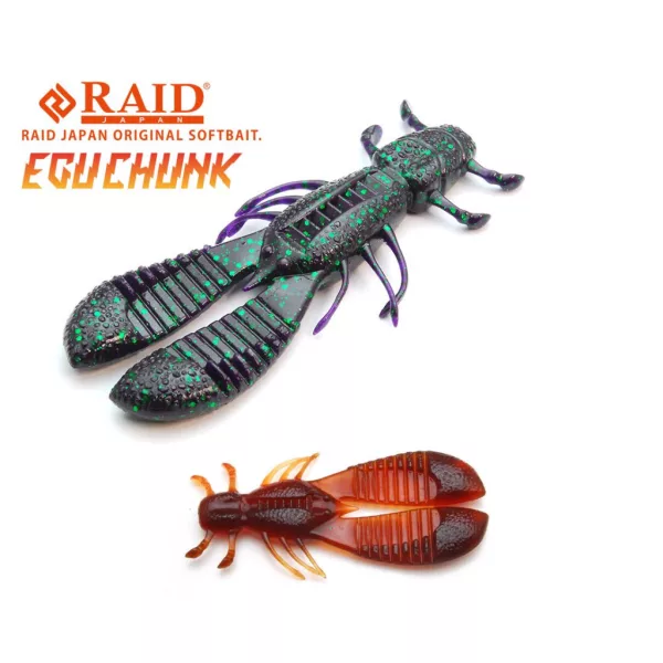 Raid Egu Chunk 8,9cm 059 Co Zari Bogár Imitație 6buc