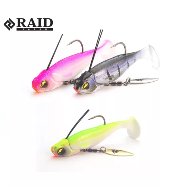 Raid Head Swimmer Libero 5g 009 White Chart Nălucă de cauciuc 2buc