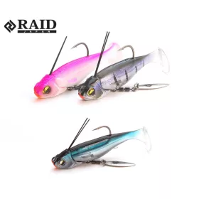 Raid Head Swimmer Libero 7gr 003 Ice Black Soft Lure 2pcs