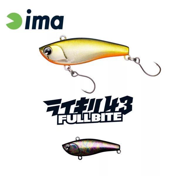 Ima Raikiri 43 Fullbite 4,3cm 2,5gr 009 Titanium Black Wobbler