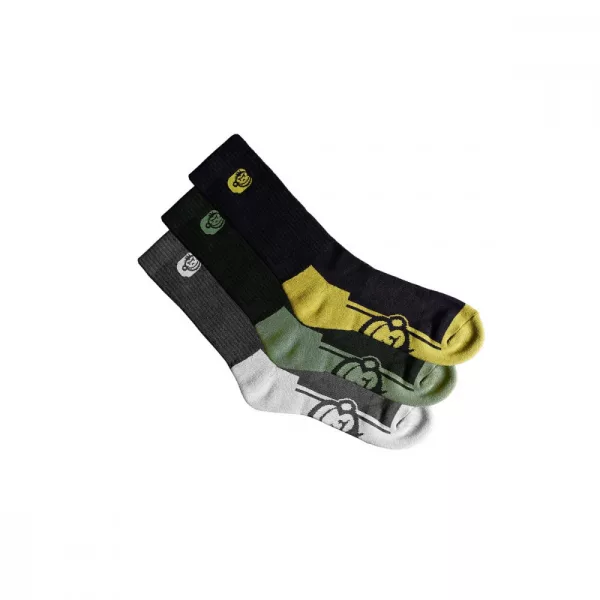 RIDGEMONKEY APEAREL CREW SOCKS 3 PACK SIZE 6-9 ȘOSETE - Șosete - Îmbrăcăminte de toamnă, de iarnă