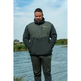   Ridgemonkey Apearel Thermapro Sherpa Fleece Green Pulover 3XL