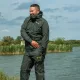 Ridgemonkey Apearel Thermapro Waterproof Shell Trousers Green Pantaloni de ploaie L