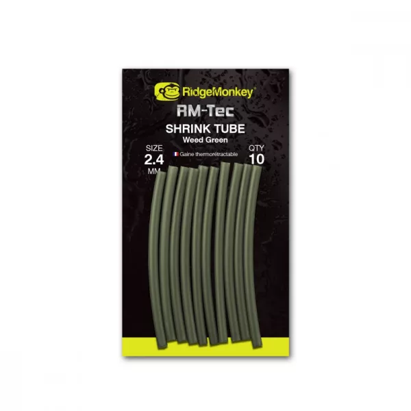 Ridgemonkey Rm-Tec Shrink Tube Verde Iarbă de mare 2,4Mm Tub termocontractabil