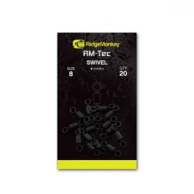   RIDGEMONKEY RM-TEC SWIVEL SIZE 8 VÂRTEL 20BUC - Agrafă vârtej
