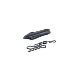   Ridgemonkey Connexion Uni Lead Clip Clips de plumb Silt Black 5 Buc Clips de plumb