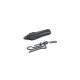 Ridgemonkey Connexion Uni Lead Clip Clips de plumb Silt Black 5 Buc Clips de plumb