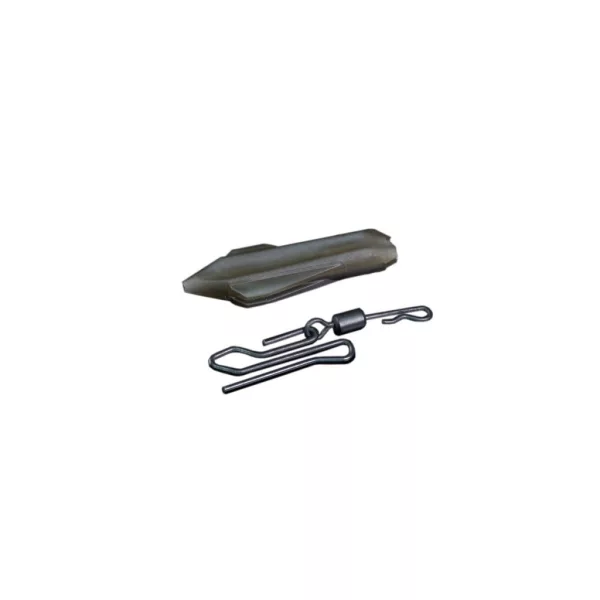Ridgemonkey Connexion Uni Lead Clip Clips Plumb Camo Brown 5buc