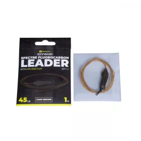   Ridgemonkey Spectre Fluorocarbon Uni Lead Clip Leader - Camo Maro Montură de crap