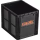 ROK Set Compartiment de Depozitare cu Capac 40x30x32cm Negru