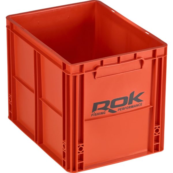 ROK Set Compartiment de Depozitare cu Capac 40x30x32cm Portocaliu