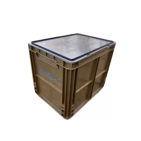 ROK Set ladă de depozitare cu capac 40x30x32cm Verde