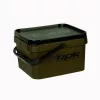 ROK Găleată de Amestecare Pătrată Verde de 10 Litri cu Capac