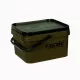 ROK Găleată de Amestecare Pătrată Verde de 10 Litri cu Capac