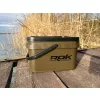 ROK Găleată de Amestecare Pătrată Verde de 10 Litri cu Capac