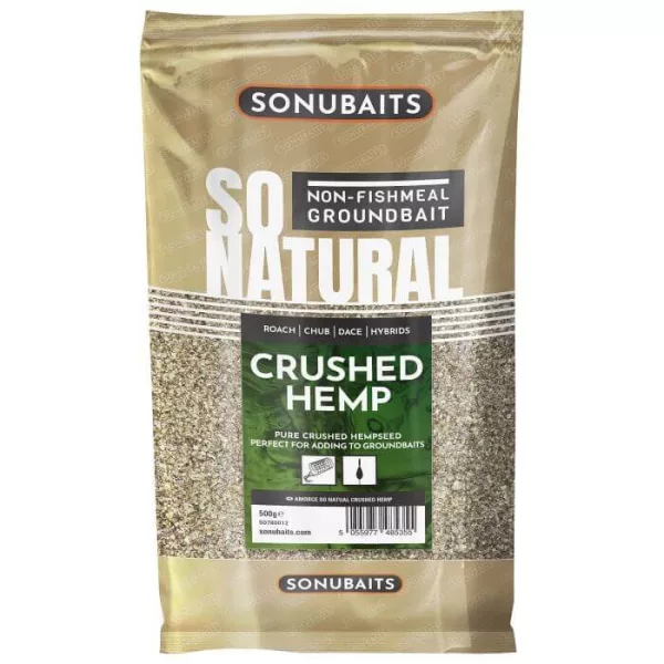 Sonubaits So Natural - Crushed Hemp 500gr (S0780012) nadă