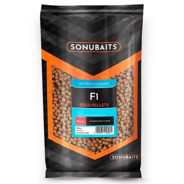 Sonubaits F1 Feed Pellet - 6mm (S0800012) pelete de nadă aromatizate
