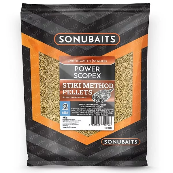 Sonubaits Stiki Method Pellet Power Scopex 2mm 650gr Etetőpellet