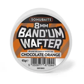   Sonubaits 8mm Bandum Wafters - Chocolate Orange (S0810043) wafters momeală de cârlig