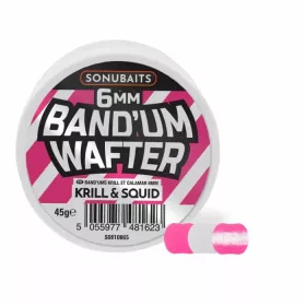   Sonubaits Bandum Wafters - 6mm Krill & Squid (S0810065) wafters momeală de cârlig
