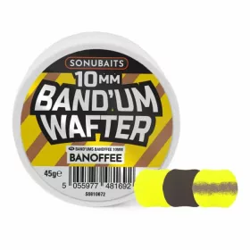   Sonubaits Bandum Wafters - 10mm Banoffee (S0810072) wafters momeală de cârlig
