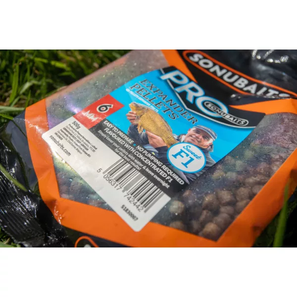 Sonubaits Pro Expander Pellets F1 6mm Pelete de Nădire 500gr