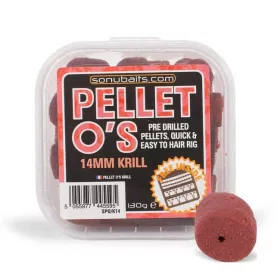   Sonubaits Pellet Os 14mm - Krill (S0960002) pelet de cârlig forat