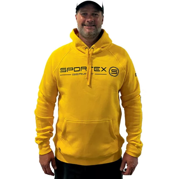 Pulover cu glugă Sportex Hoodie Yellow 2XL