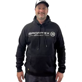 Pulover cu glugă Sportex Hoodie Black M