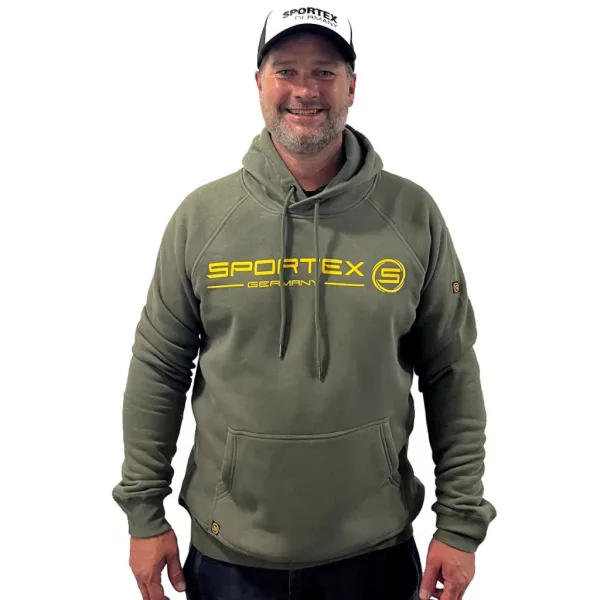 Pulover cu glugă Sportex Hoodie Olive Green 2XL