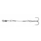 Sakura - SOFT LURE RIG - Mărime L - 9CM - Ancoră simplă (1 ancoră triplă) - Ancoră triplă - Ancoră cu barbă, Ancoră triplă