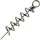 Sakura Soft Lure Screw 43mm 5buc Suport nălucă