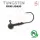 Sakura - TUNGSTEN ROUND  JIGHEAD 1/16 - 1,8G / Hook #1/0 x 3pcs (Natural Color) - Cap JIG