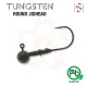 Sakura - TUNGSTEN ROUND  JIGHEAD 1/16 - 1,8G / Hook #1/0 x 3pcs (Natural Color) - Cap JIG
