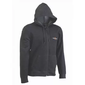   Sakura - HOODIE ZIP LOGO GREY M - Îmbrăcăminte superioară - Hanorac cu glugă