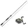 Sakura Almara ALMC 662 MH 1,98m 7-28gr Lansetă de spinning + Mulineta de casting Alendo 2000 Cu fir textil Set de pescuit