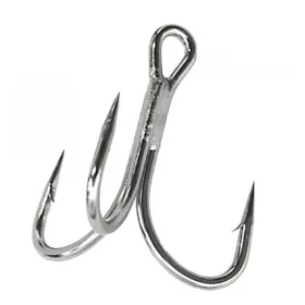   Sakura - HOOK treble 693 5X TI #5/0 - 5pcs - Cârlig triplu - Cârlig cu barbă, Cârlig triplu
