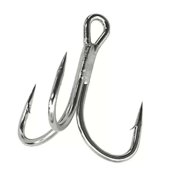 Sakura - HOOK treble 693 5X TI #5/0 - 5pcs - Cârlig triplu - Cârlig cu barbă, Cârlig triplu