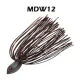 Sakura Bellamy Swim Jig French Craw 21gr Cap Jig cu Fustă de Cauciuc