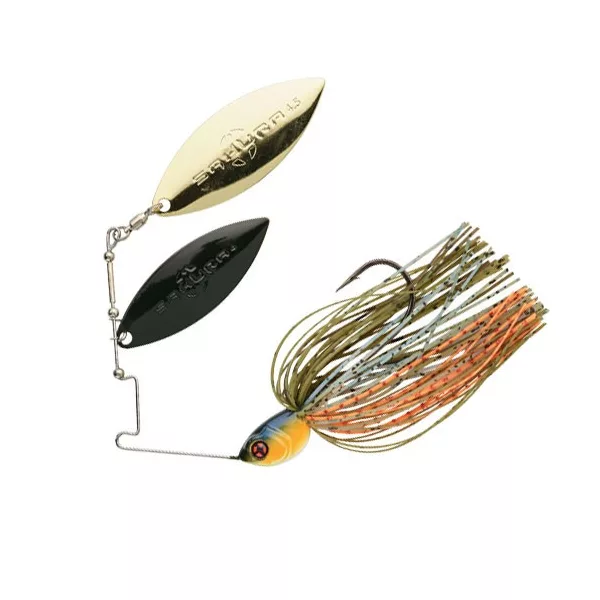 Sakura Cajun DW 14gr JC21 Spinnerbait - Albastru Portocaliu