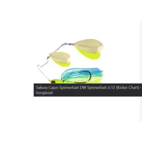   Sakura - CAJUN SPINNERBAIT DI 5/8OZ - 17,7G - JC12 (Chartreuse Kicker) - Spinnerbait
