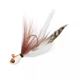   Sakura - R JIG BUCKTAIL 14 G - BS (Brown Shad) - Cap JIG cu pene
