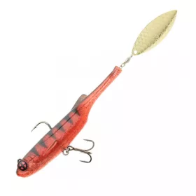   Sakura - SLASH BLADE 100 - 100MM / 21,5G - 098 (Crayfish Tiger) - Naluci din cauciuc - Cu coadă rotativă
