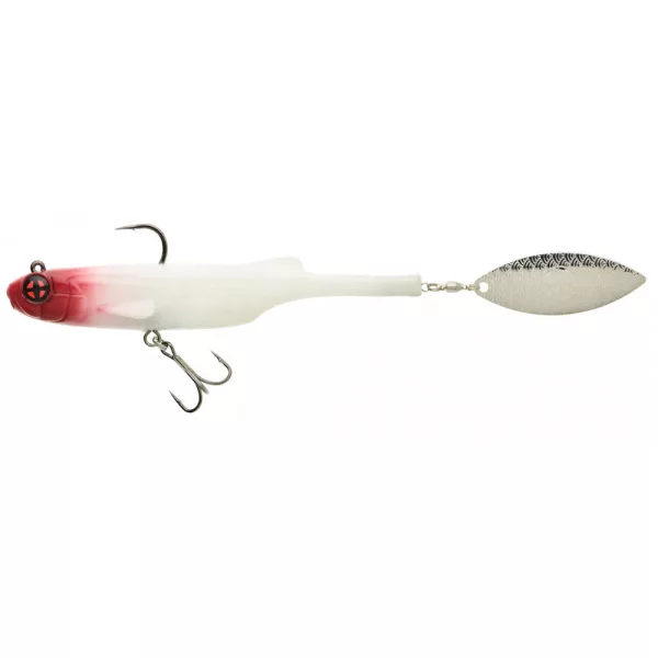 Sakura - SLASH BLADE 125 - 125MM / 38,5G - 008 (Red Head) - Naluci din cauciuc - Cu coadă rotativă